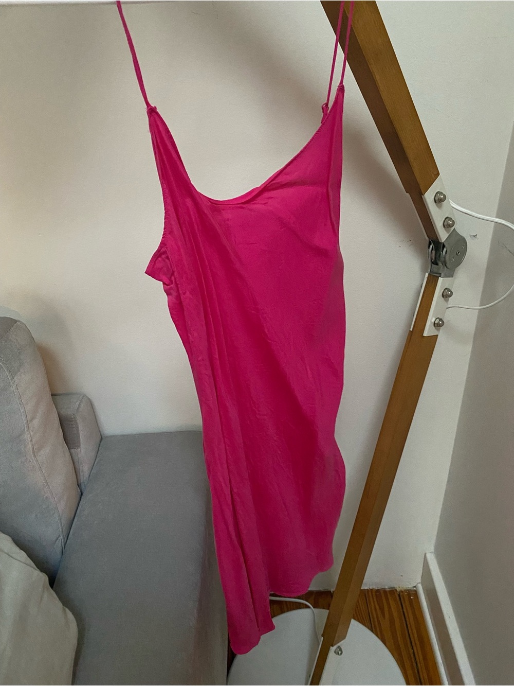 Gwen cupro mini slip dress